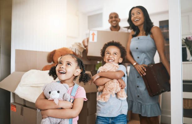 Family ready for a professionally managed apartment move